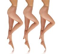 Sesto Senso Medias Transparentes Mujer 8 Den Pack de 3 Invisibles Semi Mate Pantimedias 3 M Cypria 3pack