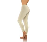 Sesto Senso Mujer Polainas Beige Largas Algodón Colorido Pantalones Niñas Deportivos Yoga S Beige