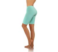 Sesto Senso Mujer Polainas Menta Piernas Cortas Algodón Colorido Pantalones Niñas Deportivos Yoga XL Mint