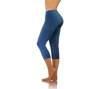 Sesto Senso Mujer Polainas Vaquero 3/4 Patas Algodón Colorido Pantalones Niñas Deportivos Yoga XL Jeans