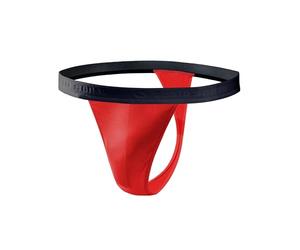 Sesto Senso Tanga Hombre Sexy Algodón 1-4 Pack String Slip XL Rojo