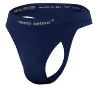 sesto senso Tanga sin costuras para hombre, azul, L-XL