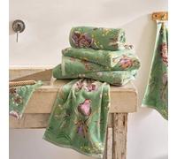 Set 1+1 toalla e invitado PIP STUDIO Secret Garden verde