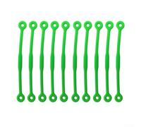 Set 10 Antivibradores Tenis Mejora Precisión para golpe Set 10 | Silicona de calidad, absorbe vibraciones, mejora comodidad, juego para suave, material duradero(Green)