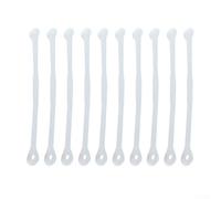 Set 10 Antivibradores Tenis Mejora Precisión para golpe Set 10 | Silicona de calidad, absorbe vibraciones, mejora comodidad, juego para suave, material duradero(Transparent)