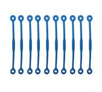 Set 10 Antivibradores Tenis Mejora Precisión para golpe Set 10 | Silicona de calidad, absorbe vibraciones, mejora comodidad, juego para suave, material duradero(Blue)