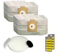 Set 10 Bolsas de aspiradora + Filtro Grueso + Filtro Fino + Filtro de Motor + 20 Ambientadores para Electrolux UZ930, Lux DP9000, Nilfisk GD930