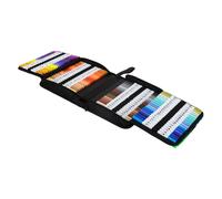 ECD Germany Juego de 120 Rotuladores Finos y Gruesos para Niños y Adultos Doble Pincel con Base de Agua para Caligrafía y Manga Set de Dibujo y Pintura Profesional en Estuche portátil con Cremallera