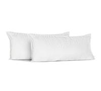 Set 2 Almohadas Viscoelástica 40x105cm Transpirable, Relleno de Espuma de Memoria Fragmentada envueltos en Capas de Fibra, Funda de Aloe Vera, Experiencia de Sueño Fresca y Cómoda
