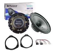 Set 2 altavoces Altavoces Phonocar Bicono Traseros 165mm para Alfa Romeo Stelvio