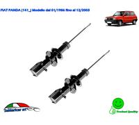 Set 2 Amortiguadores Delanteros Adaptable A Fiat Panda 141 3 Puertas 01/1986-
