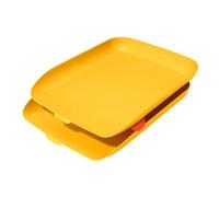 Set 2 Bandejas Porta Documentos A4 Leitz Cosy Amarillo
