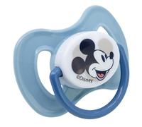 SET 2 CHUPETES TETINA REVERSIBLE SILICONA +6 M CON FUNDA MICKEY MOUSE FULL OF SMILES