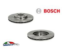 Set 2 Discos de Freno BOSCH Eje Delantero Para Fiat Panda 169 1.3 4X4 2003- >