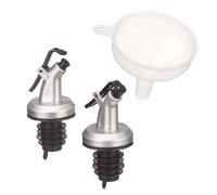 Set 2 dosificadores embudo plata colección KINVARA