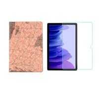 Set 2 en 1 Para Samsung Galaxy Tab A7 SM-T500 T505 10,4 Pulg. Funda + Vidrio
