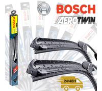 Set 2 Escobillas de Limpiaparabrisas Bosch Aerotwin Opel Corsa D 2006 Delanteros