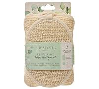 Set 2 esponjas exfoliantes con esencia de Eucalipto