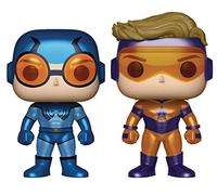 Set 2 Figuras Pop DC Blue Beetle & Booster Gold Metallic Exclusive