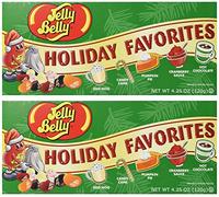 (Set/2) Jelly Belly Christmas Holiday Favorite Flavored Candy Beans Gift Box