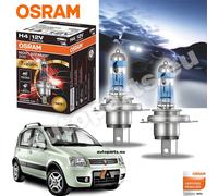 OSRAM NIGHT BREAKER 200, H4, + 200% más luz, lámpara de faro halógena, 64193NB200-HCB, 12V, Duo box (2 lámparas)
