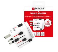 Skross Adaptadores de viaje PRO-World 1103180 7A Set de 2
