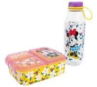 SET 2 PCS (BOTELLA AVENTURA Y SANDWICHERA MULTIPLE) MINNIE