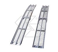 Set 2 Rampas Plegables para Jardinería Aluminio 2300x300mm Facilitano Subida