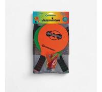Schildkröt Jazzminton Set, 2 Raquetas, 3 Birdies, Pelota LED para Jugar de Noche, Juego de Raquetas de Playa, Gran Diversión, 970154