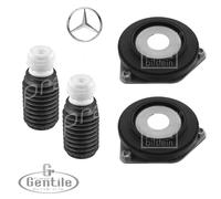 Set 2 Soportes Y 2 Topes Anticaída Amortiguadores Delanteros para Mercedes W169