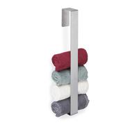 Set 2 toalleros pared autoadhesivo Portatoallas 45 cm Soporte toallas acero