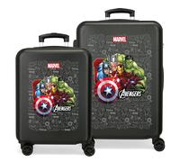 SET/2 TROLLEY ABS 55-65CM.4R. TEAM AVANGERS NEGRO C.102