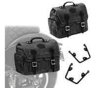 Set 2x Alforjas laterales + soportes para Kawasaki Vulcan S 15-23 CV1F-negro