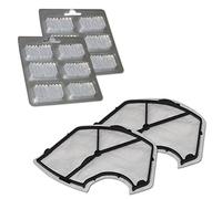 Set - 2X Filtro de Motor + 12 Ambientadores para Vorwerk Kobold VK 140, 150, VK140, VK150