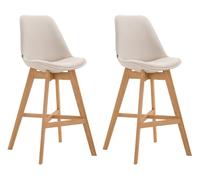 Set 2x taburete cannes en tela 48x56x112 cm
