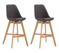 Set 2x taburete cannes en tela 48x56x112 cm