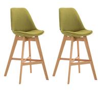 Set 2x taburete cannes en tela 48x56x112 cm