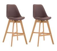 Set 2x taburete cannes en tela 48x56x112 cm