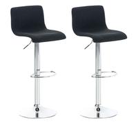 Set 2x taburete hoover en tela 39x36x84 cm