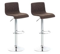 Set 2x taburete hoover en tela 39x36x84 cm