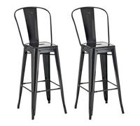 Set 2x taburete industrial aiden 44x52x115 cm