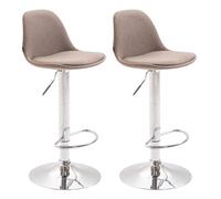 Set 2x taburete kiel en tela 39x43x82 cm