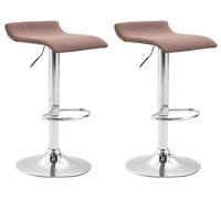 Set 2x taburetes dyn v2 en tela 36x39x63 cm