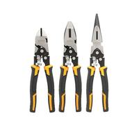 DeWalt Set de 3 alicates acción compuesta – Diagonal, Universal y Bocas Largas