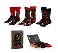 CERDÁ – Calcetines Chucky – Pack 3 Talla 38-45, suaves – Licencia oficial