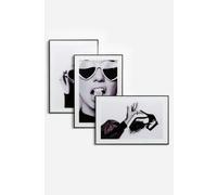 Set 3 Cuadros decorativo Black & White (40x60 cm)