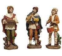 Set 3 Figuras músicos Belén 15 cm de resina by paben