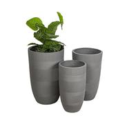 SET 3 JARRONES ALTOS CERAMICA