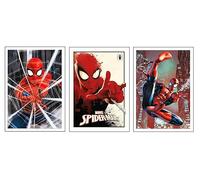 DKORARTE Set 3 Láminas A4 Decorativas Pared para Cuadros Decoración Salón Modernos, Dormitorios, Habitación, SIN Marco, Series y Películas Spiderman, (29,7 x 21 cm)