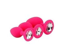 Set 3 plugs anales Silicona